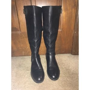 Ralph Lauren Black leather riding boots